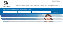 Desktop Screenshot of laynebeachley.com